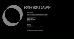 Desktop Screenshot of beforedawn.com